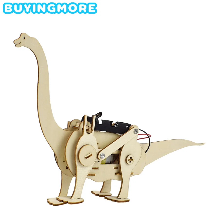 Model Kit Dinosaur - Brachiosaurus Assembly DIY Model Kit Electric