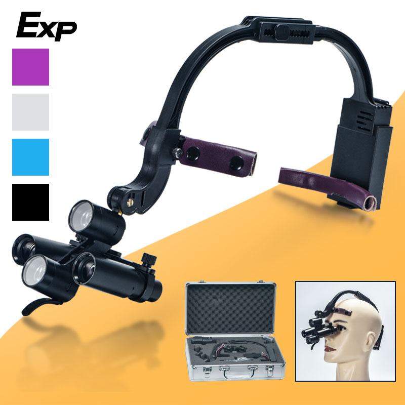 Magnifier With Light - Dental 2.5X 3.5X Loupe Magnification Binocular