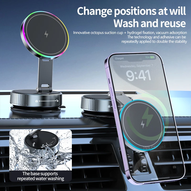 Model Kit Bmw - 15W Wireless Car Charger Phone Holder