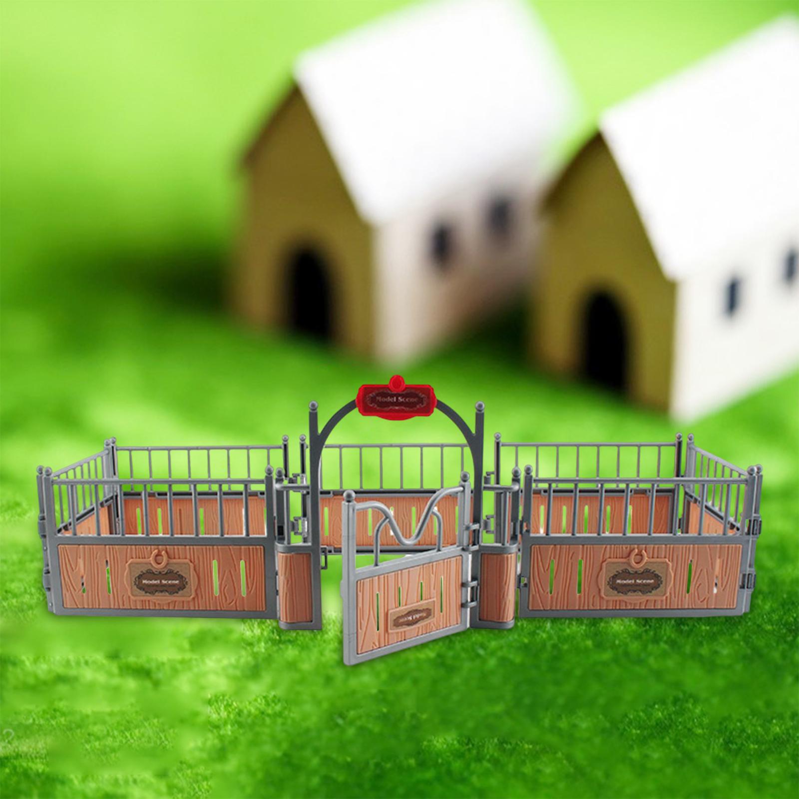 Model Kit Toy - Realistic Horse Stall Model Kit with
