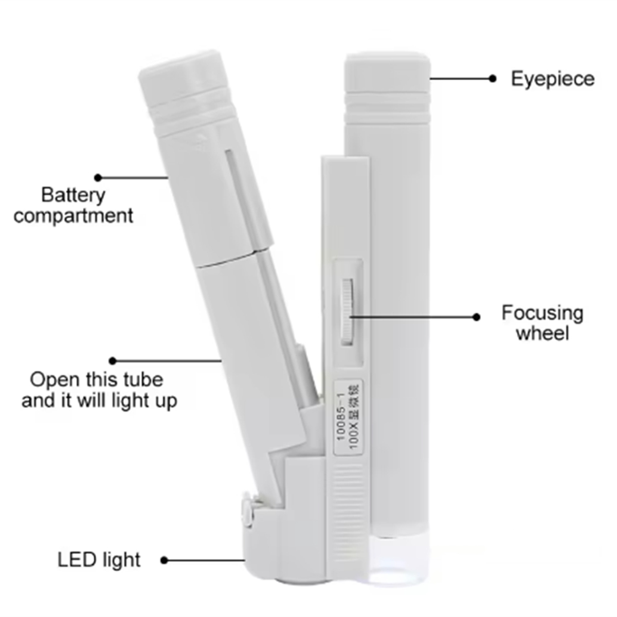 ABNJ Handheld Microscope 100X  - Magnifier With Light review and price