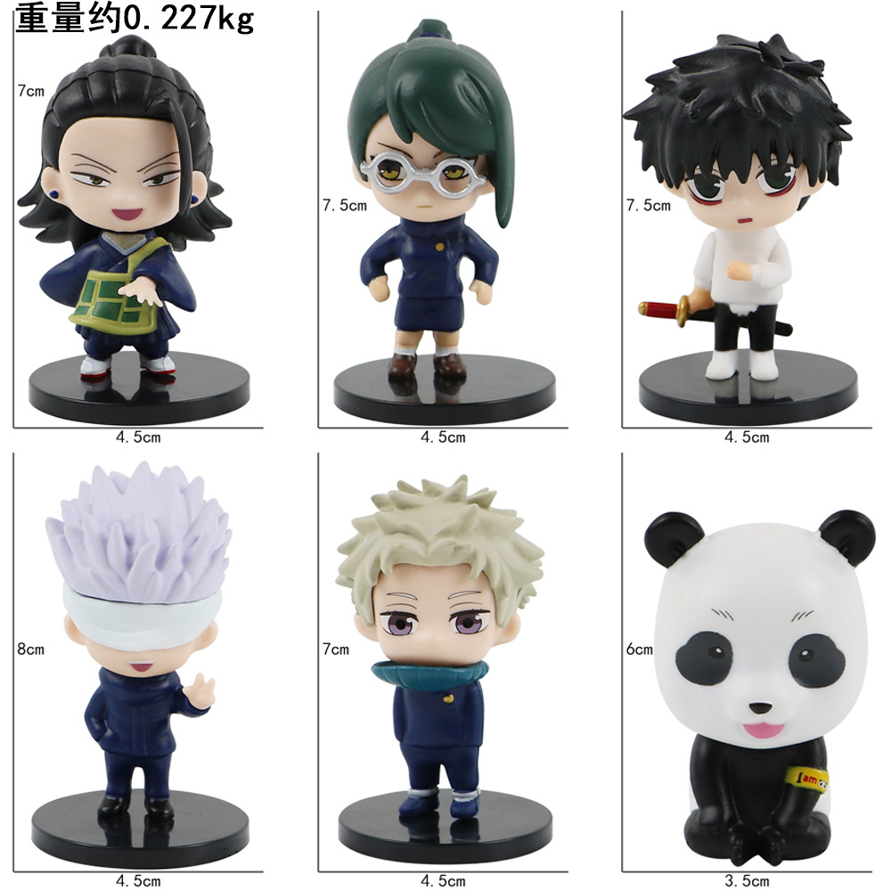6Pcs/Set Cartoon Jujutsu Kaise - Model Kit Jujutsu Kaisen review and price