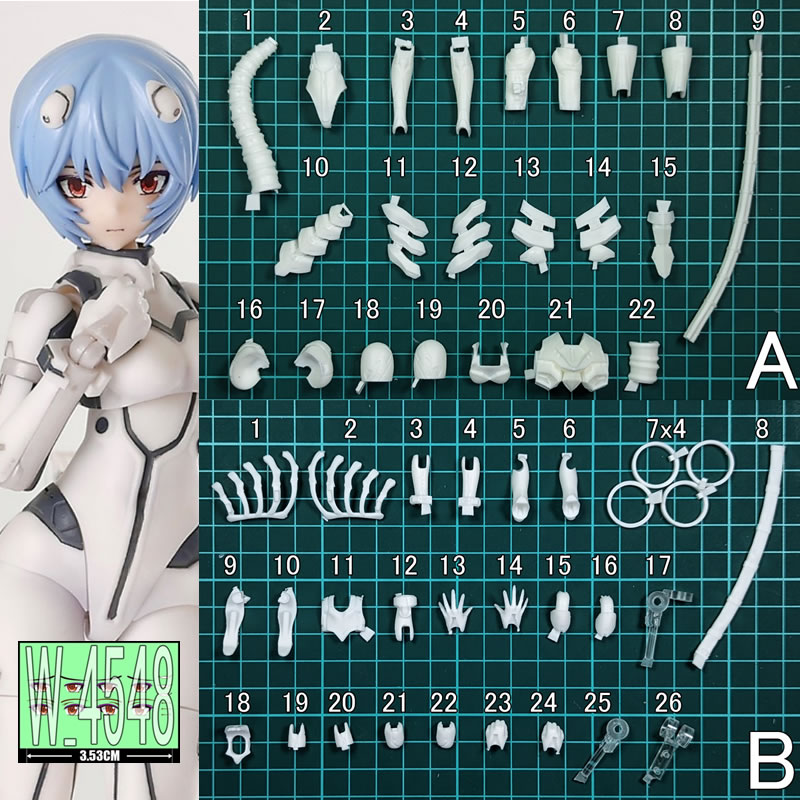 (In Stock) (W_4548) Rei Ayanam - Model Kit Evangelion Bandai review and price