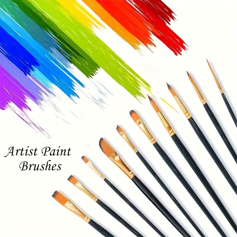 12Pcs Nylon Bristle Brush Set  - Model Kit Acrylic Paint review and price