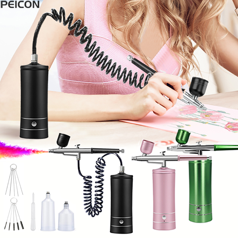 Airbrush Painting Airbrush wit - Airbrush Compressor Kit review and price