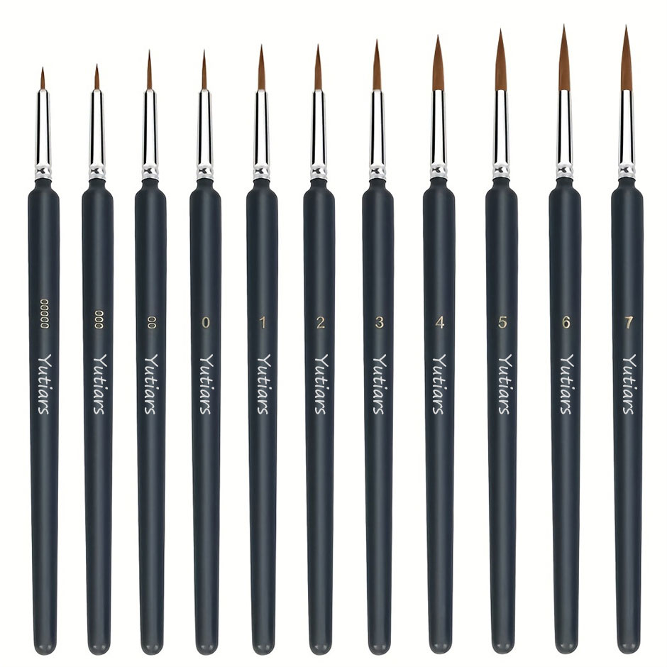 11/22pcs Miniature Paint Brush - Model Kit Acrylic Paint review and price