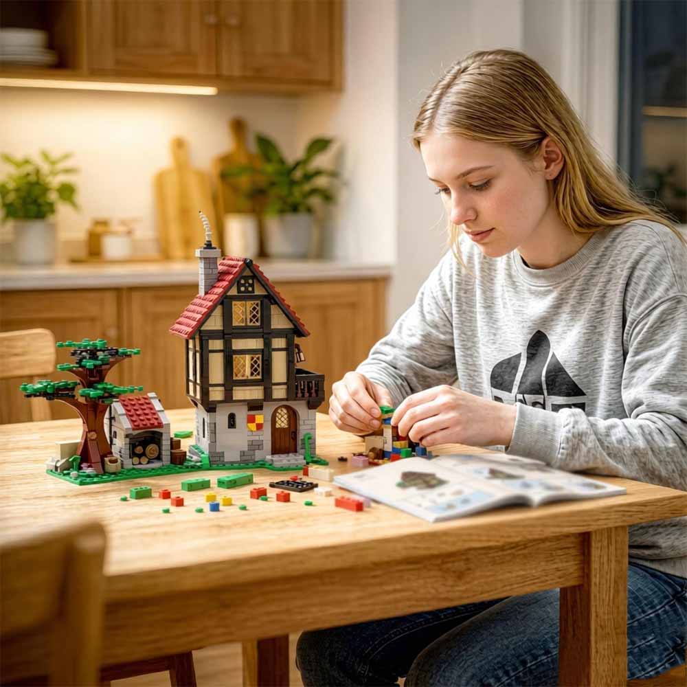 MOC-82740 Medieval House Build - Model Kit Ikaruga review and price