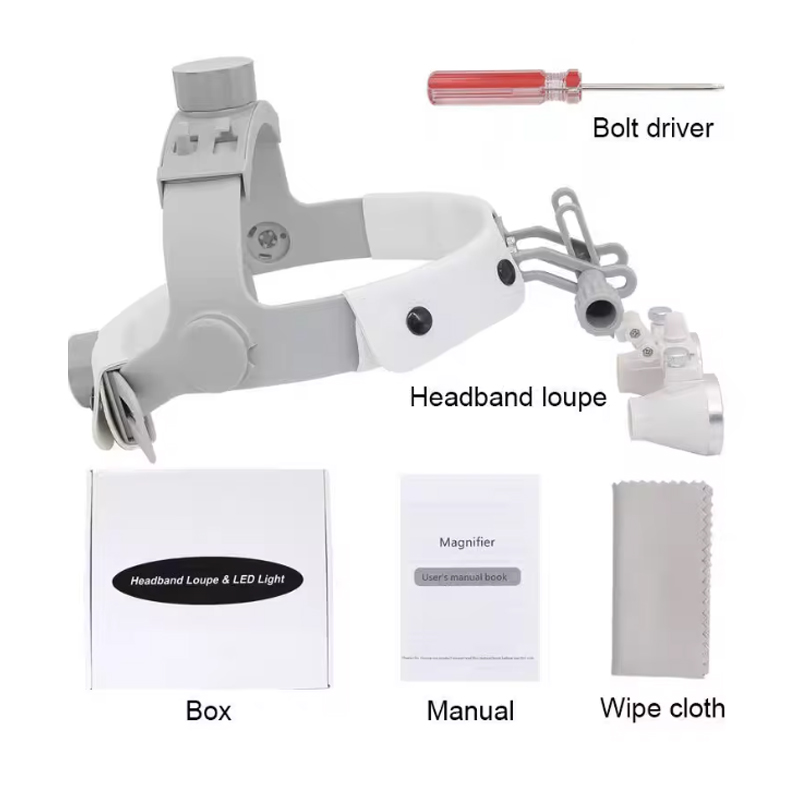 JAVIDENT White/Black Head Wear - Magnifier With Light review and price
