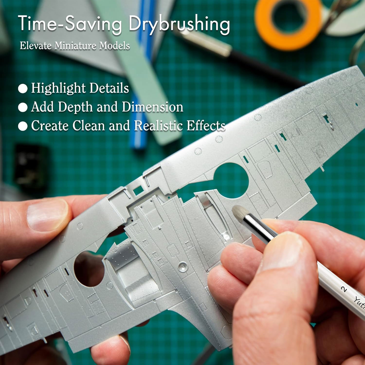 Miniature Paint Brushes Drybru - Model Kit Acrylic Paint review and price