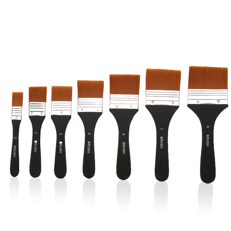 1/3/4/7Pcs Wide Flat Paint Bru - Model Kit Acrylic Paint review and price
