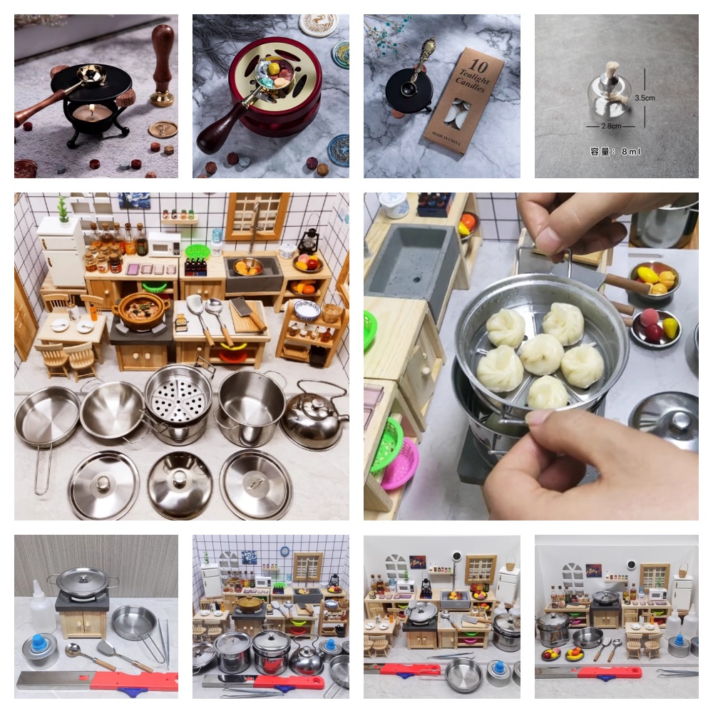 Doll House Miniature Kitchen S - Model Kit Paint Set review and price