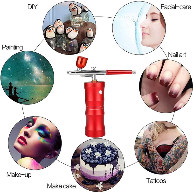 Portable Airbrush Kit With Com - Airbrush Compressor Kit review and price