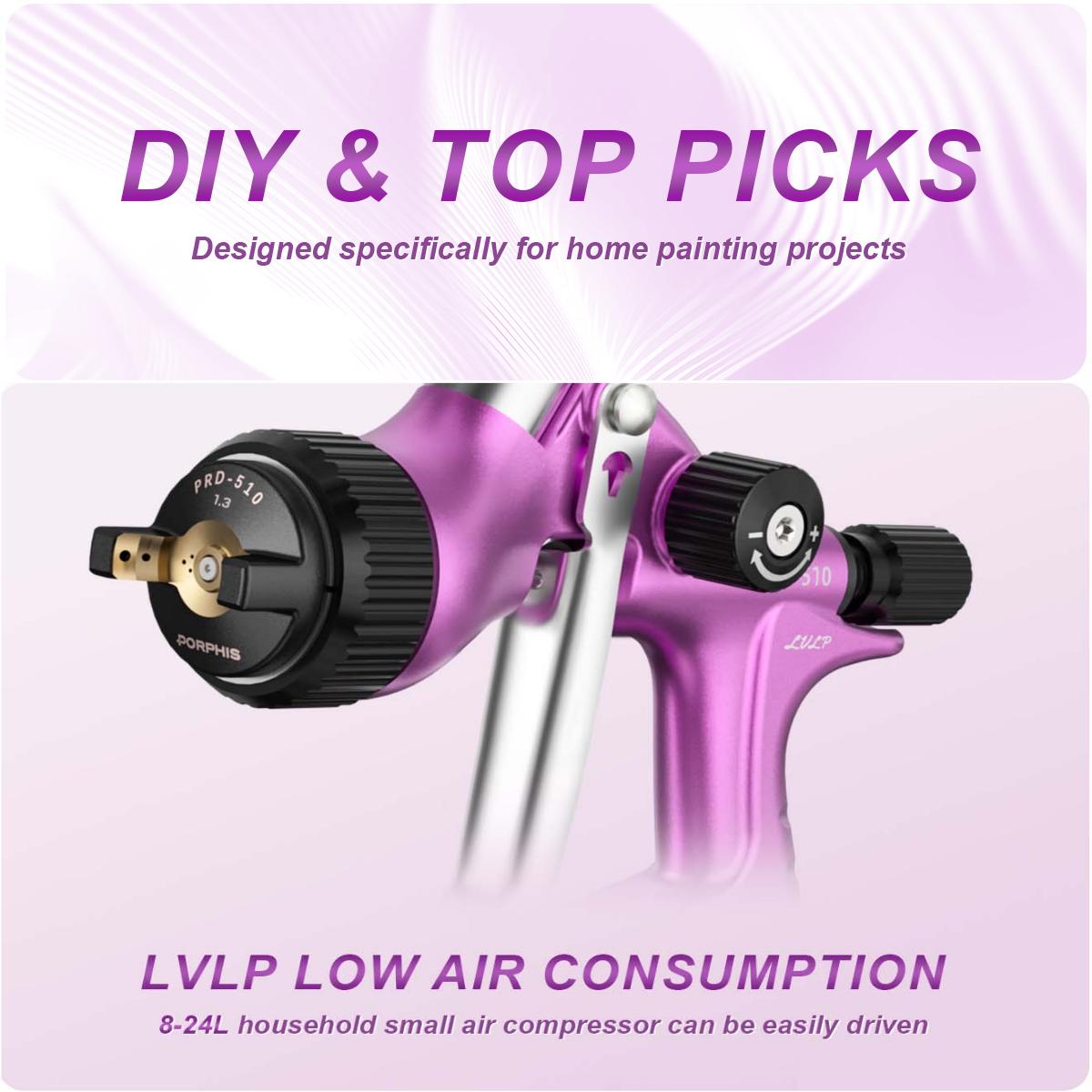 Original PORPHIS PRD-510 Paint - Airbrush Compressor Kit review and price