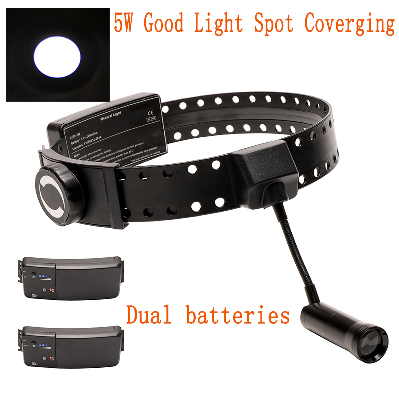 Dental Headlight 5W LED Light  - Magnifier With Light review and price